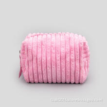 Plush Pink Cosmetic Bag on sale